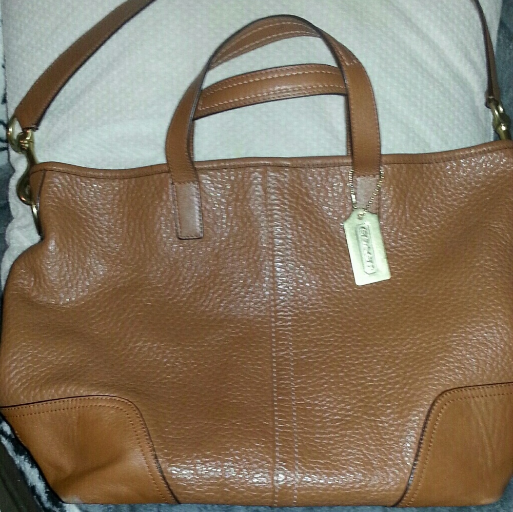coach leather handbag